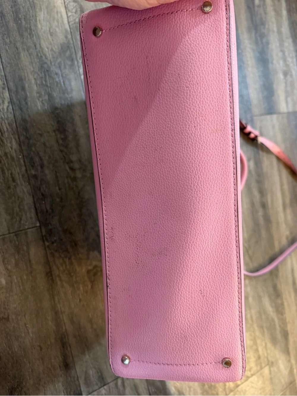 kate spade Pink Leather Tote with Removable Crossbody Strap